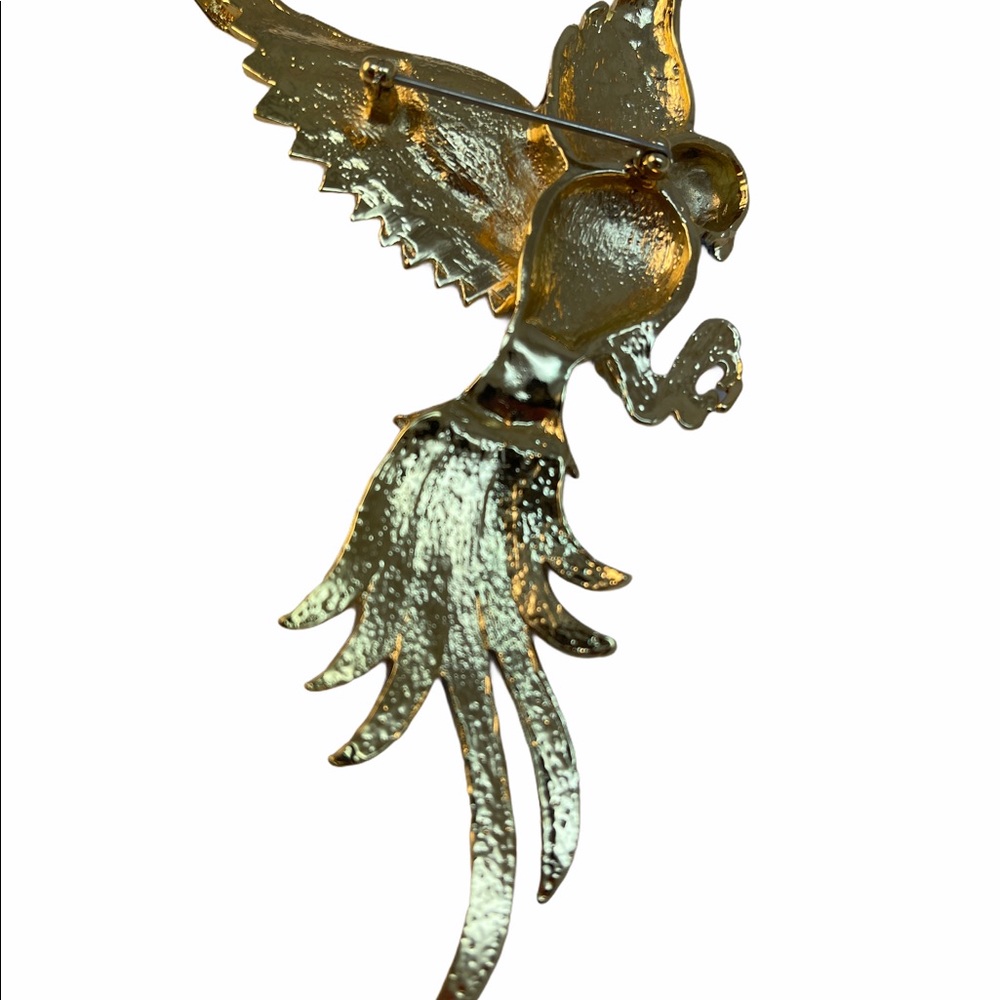 Lovely colorful crystal rhinestone  birds of paradise brooch rhinstones Dorlan - Picture 2 of 13